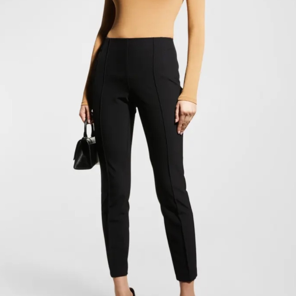 Lafayette 148 Black Gramercy Acclaimed Stretch Pants Sz 8